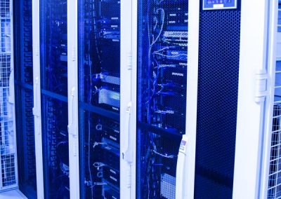server rack with temperature control